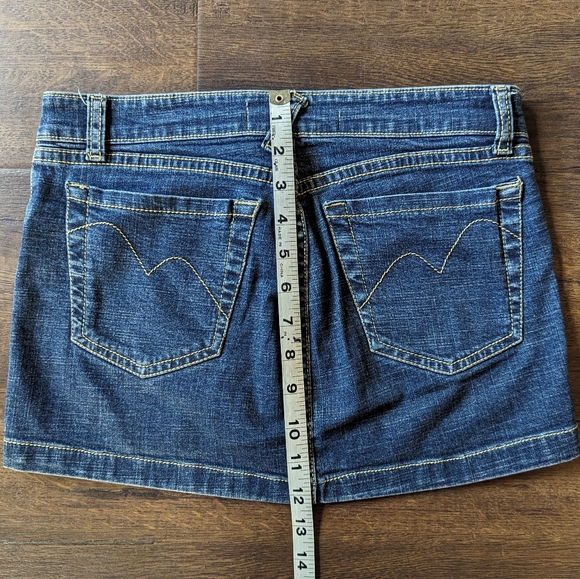 Denim Mini Skirt - Picture 5 of 11